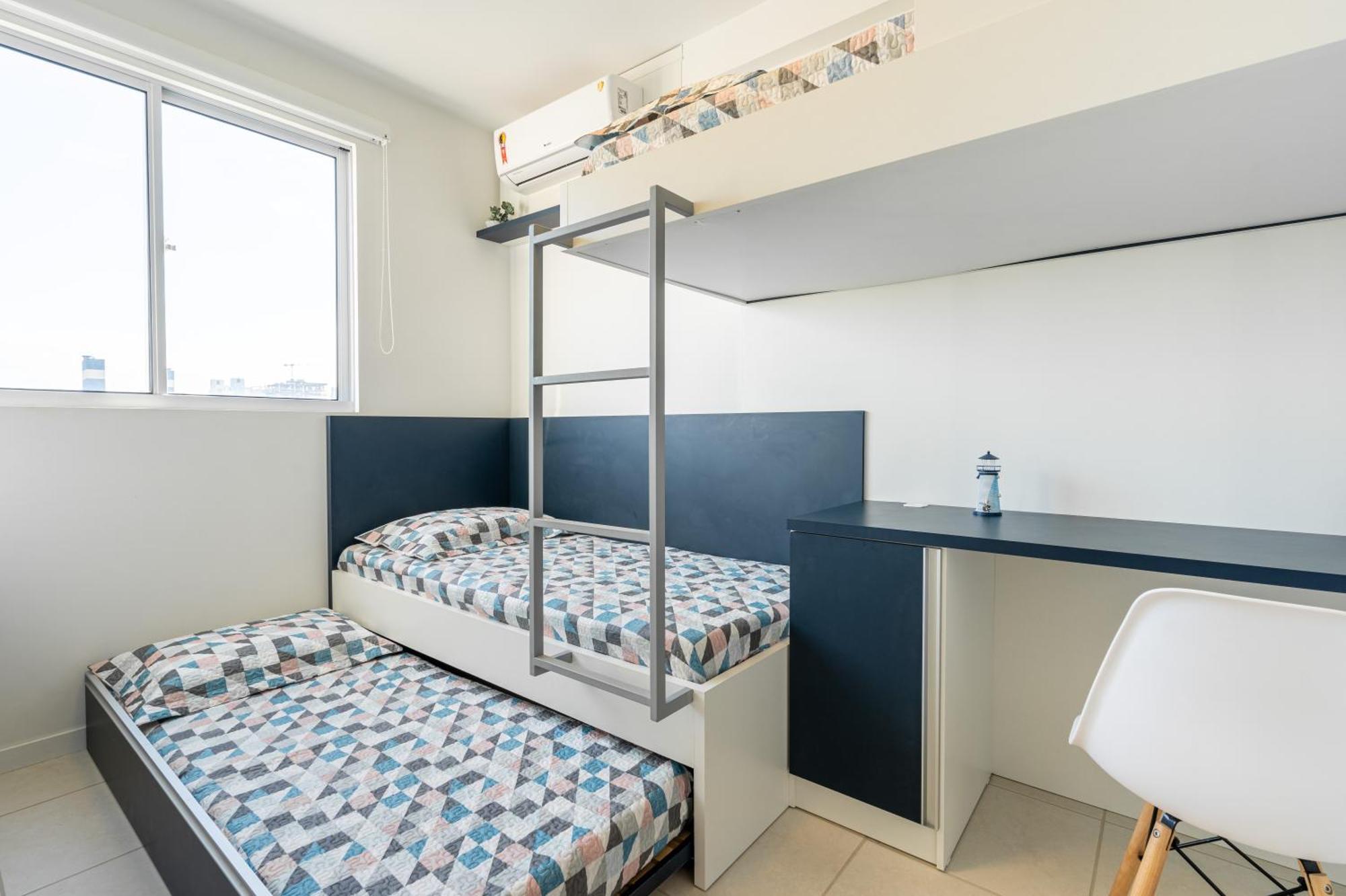 Apartamentos Completos A 15Min Beto Carreiro Com Wi-Fi Churrasqueira Em Condominio Com Piscina Portaria 24H Ideal Para Familia Picarras Bilik gambar